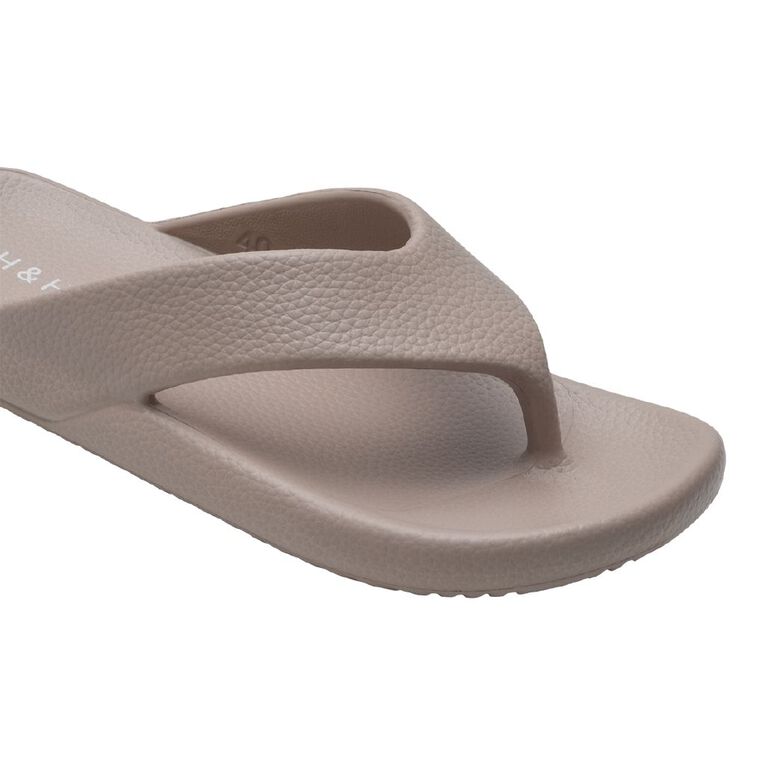 H&H Women's EVA Jandals, Taupe, hi-res