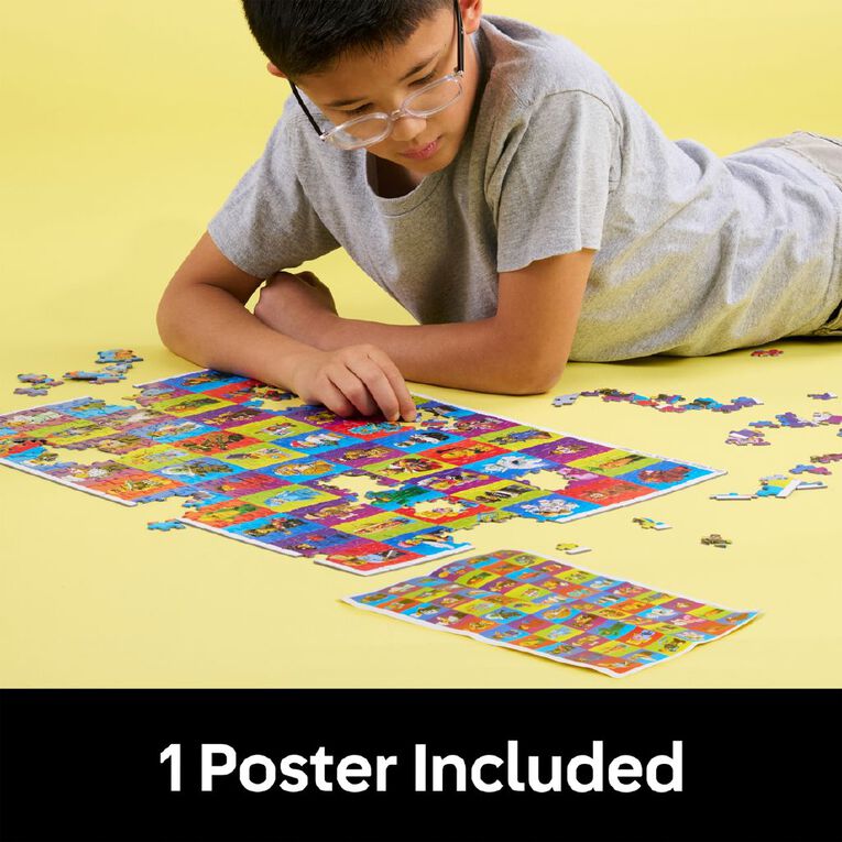 LEGO Minifigures Collage 500 Piece Puzzle Assorted, , hi-res