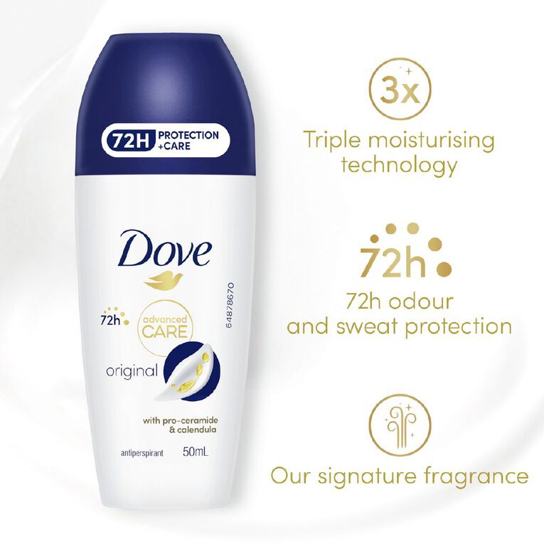 Dove Advanced Care Antiperspirant Deodorant Original 50ml, , hi-res