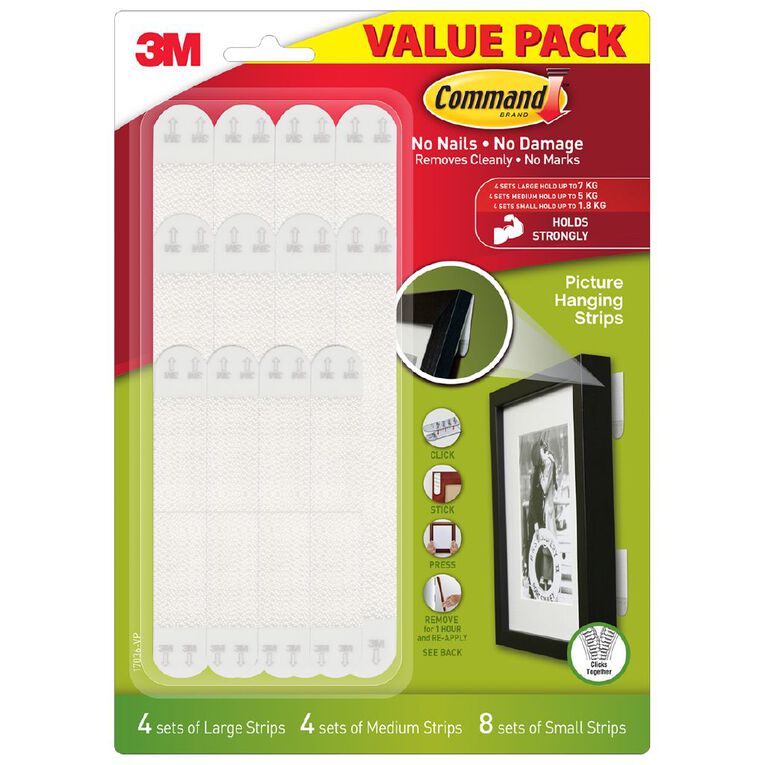 Command Picture Hanging Strips 17036-VP Assorted, , hi-res