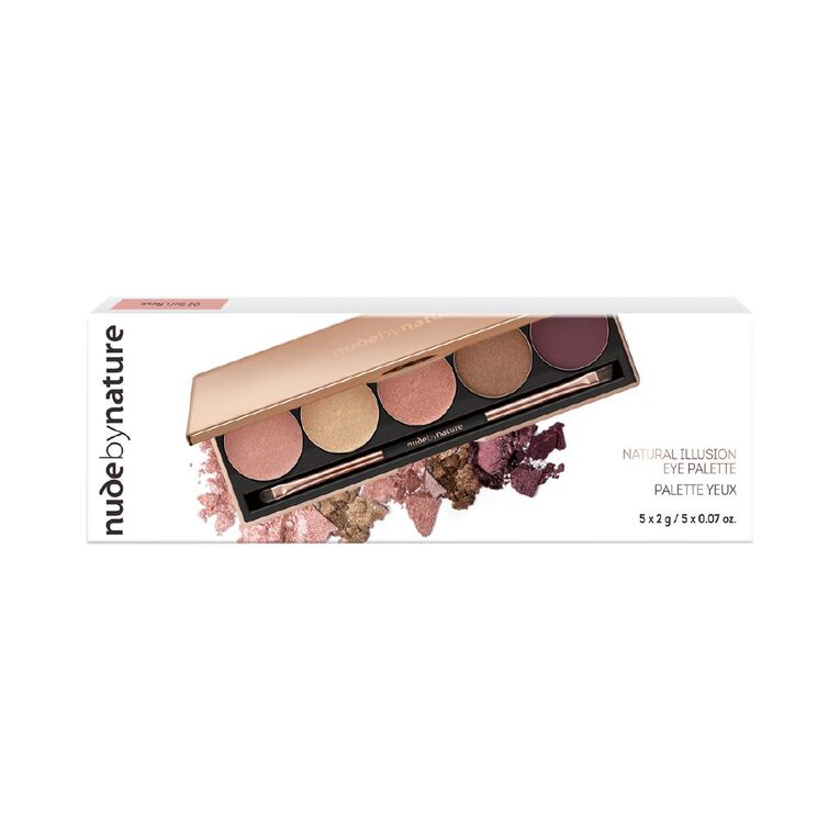 Nude By Nature Natural Illusion Eye Palette 02 Soft Rose, , hi-res