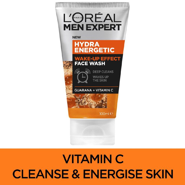 L'Oreal Paris Men's Expert Hydra Gel Energetic Cleansing 100ml, , hi-res