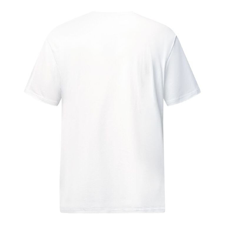 WWE Men's The Rock Tee, White, hi-res