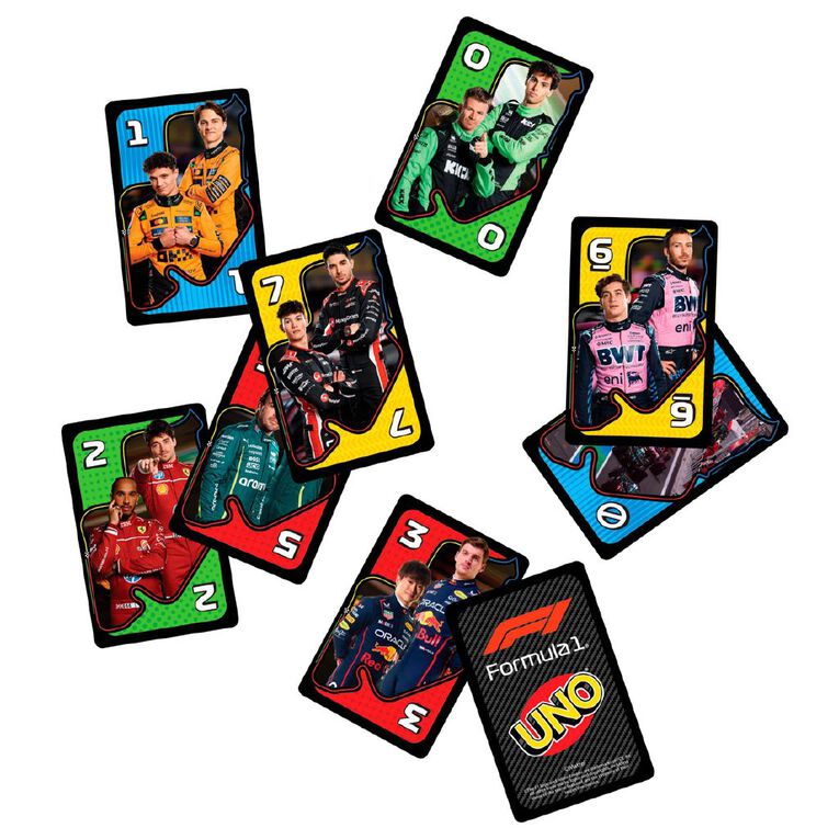 UNO F1 Racing Card Game, , hi-res