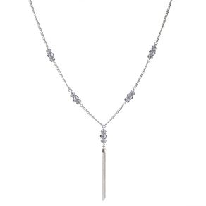 H&H Bead Silver Necklace