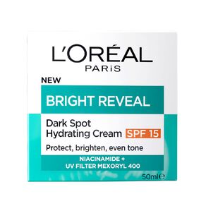 loreal bright reveal dark spot hydrating cream spf15 50 ml