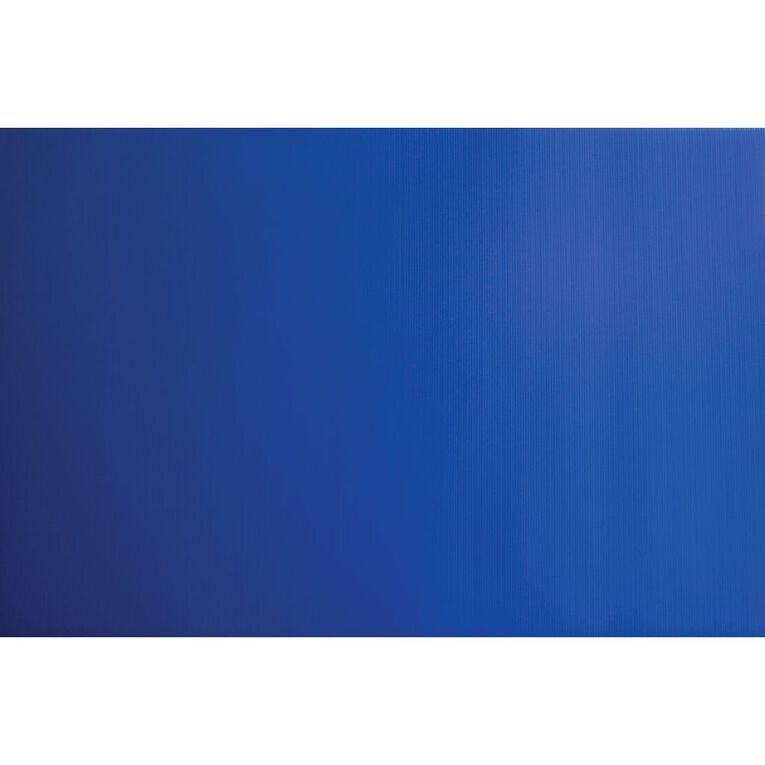 Plasti-Flute Sheet 600mm x 450mm Blue Mid, , hi-res