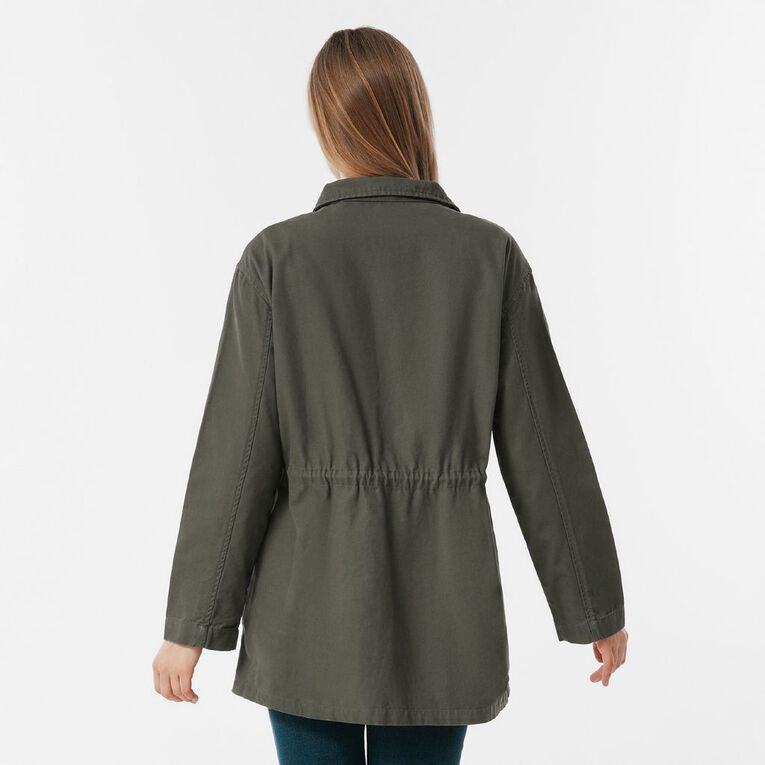 H&H Women's Utility Parka, Green Dark, hi-res