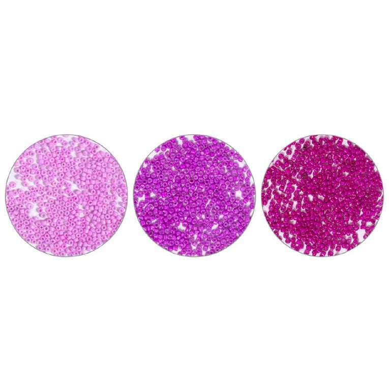 Uniti Seed Beads 30gm Pink, , hi-res