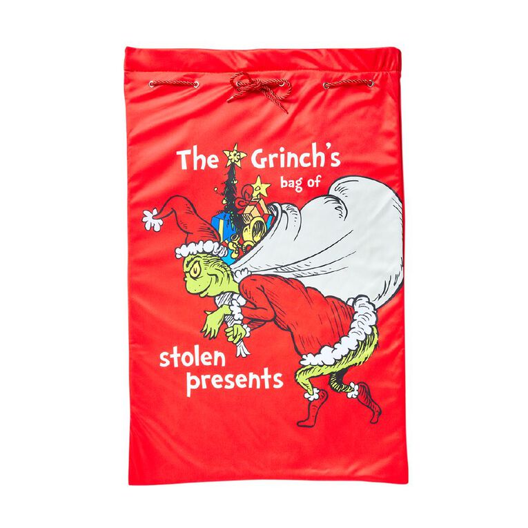 Grinch Santa Sack, , hi-res