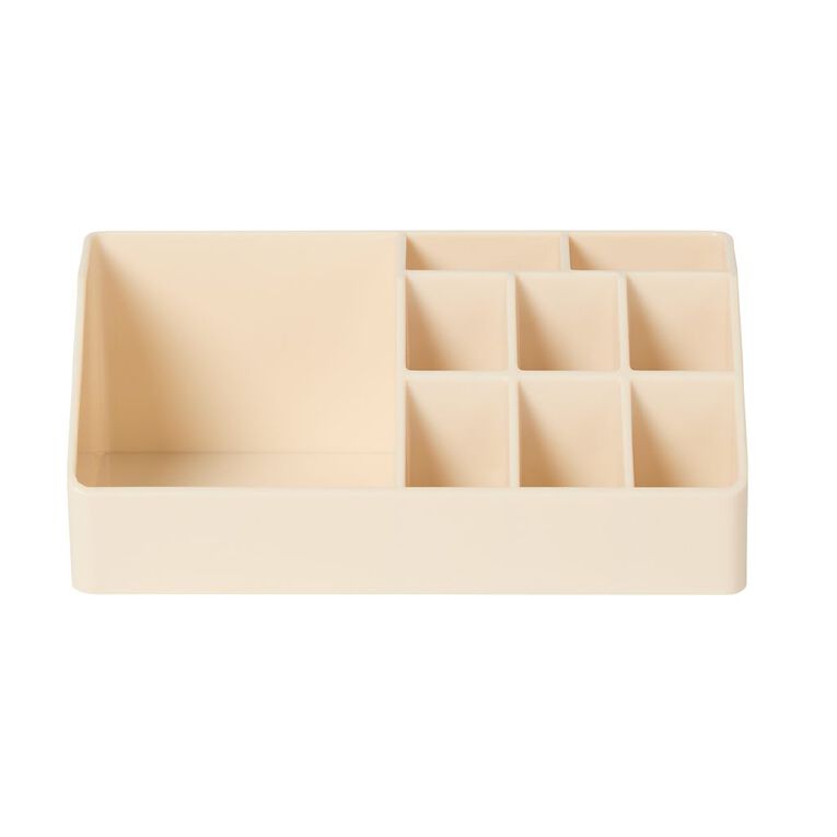 Living & Co Make Up Storage 9 Section Cream, , hi-res