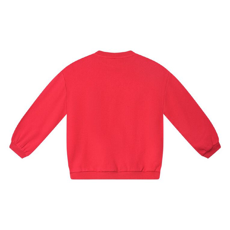 Hello Kitty Oversized Crew Sweat, Red Mid, hi-res