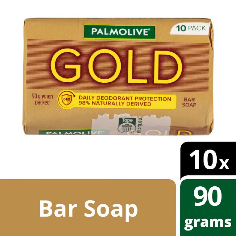 Palmolive Gold Soap 90g 10 Pack, , hi-res
