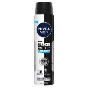 Nivea Deo Aero Men Invisible Black And White Fresh