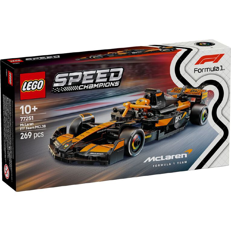 LEGO Speed Champions McLaren F1 Team MCL38 Race Car 77251, , hi-res