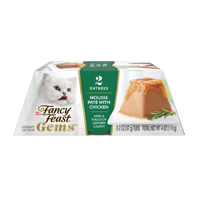 Fancy Feast Gems Chicken Mousse Wet Cat Food 2 x 57g