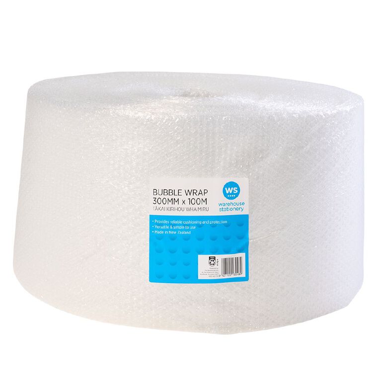 WS Bubble Wrap Roll 300mm x 100m, , hi-res