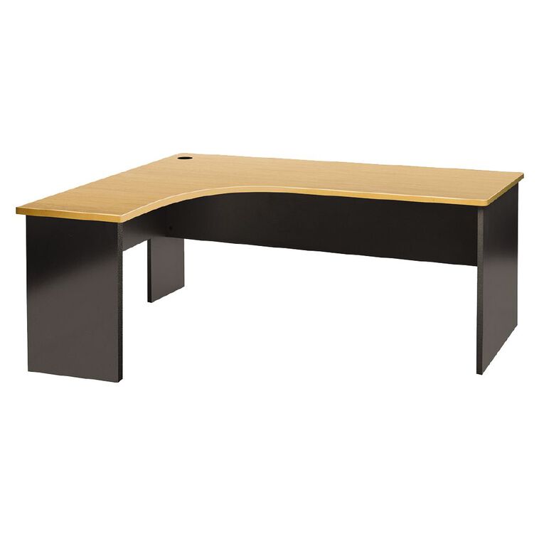 Jasper J Emerge Workstation 1800 x 1200 x 600D x 730mm H Beech/Ironstone, , hi-res