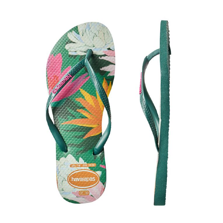 Havaianas Slim Summer Bliss Jandals, Multi-Coloured, hi-res
