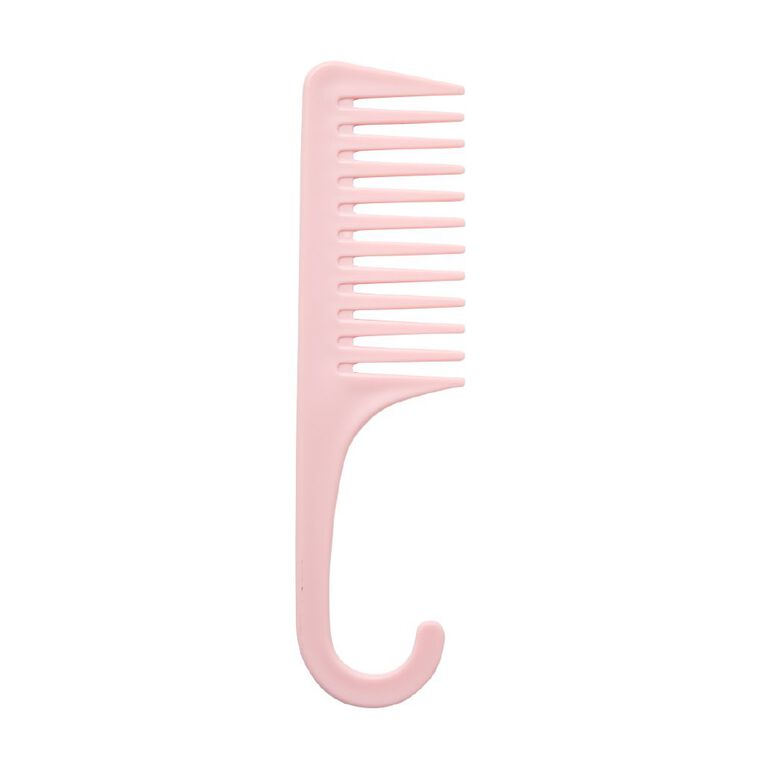 Poppi Wide Tooth Comb Pink, , hi-res