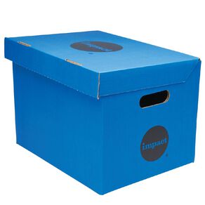 Impact Archive Storage Box Blue Mid
