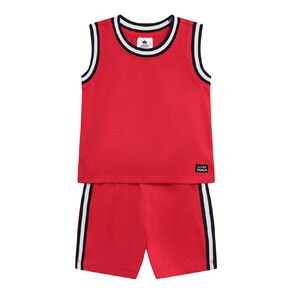 Young Original Toddler 2 Piece Eyelet Tank and Shorts Set