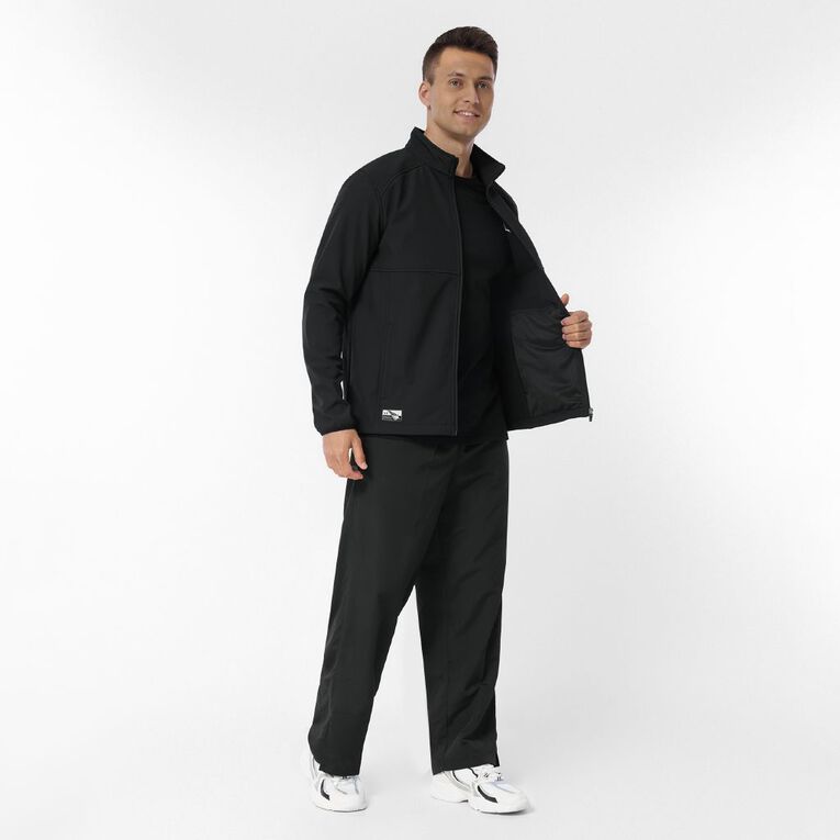Active Intent Men's Supporter Bonded Jacket, Black, hi-res