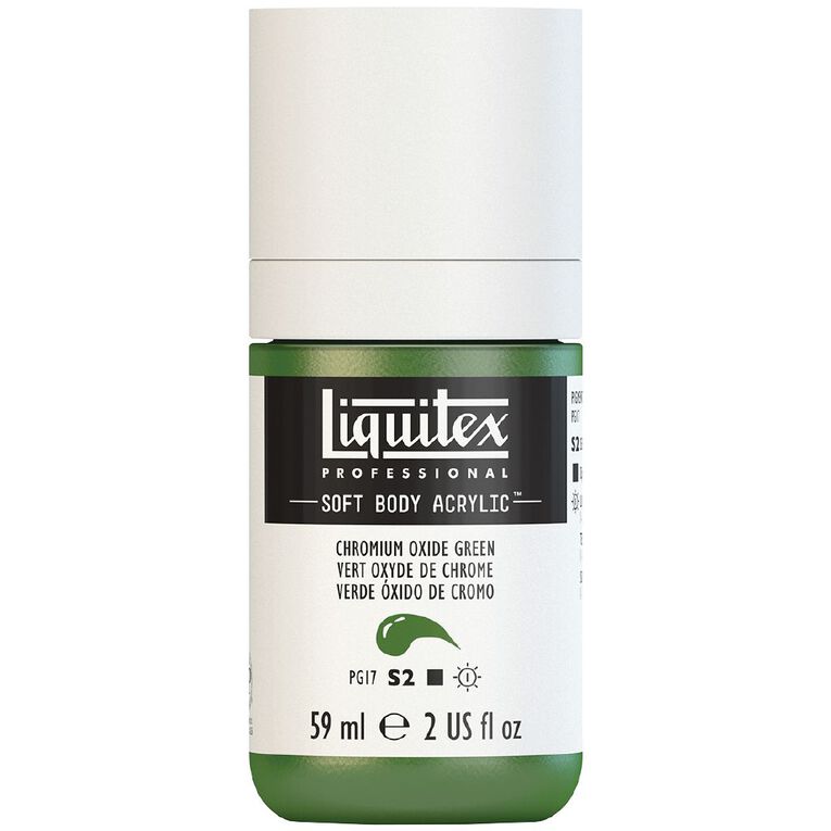 Liquitex Soft Body S2 Acrylic Paint Chrom Oxide Green, , hi-res