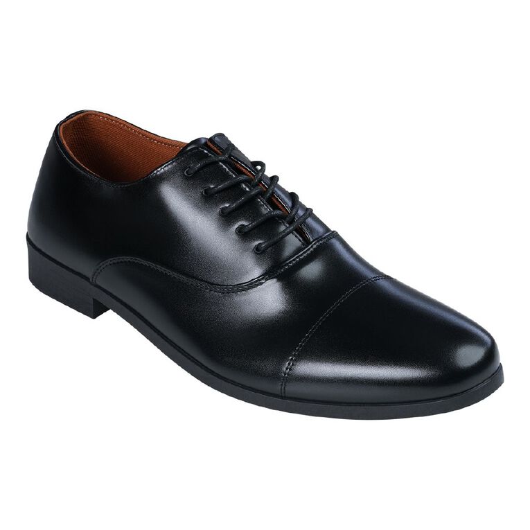 H&H Men's Oxford Lace-up Dress Shoes Black The Warehouse