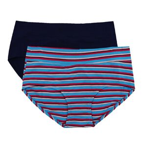 Underworks Women's Smooth Line Midi Briefs 2 Pack