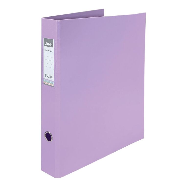Ledah Pastels Ringbinder Purple A4, , hi-res