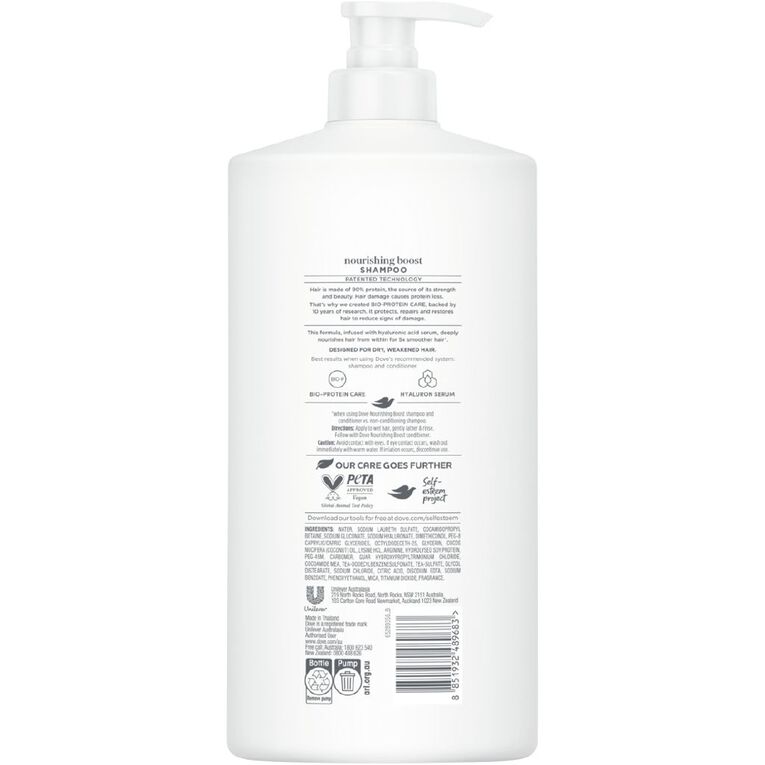 Dove Damage Therapy Nourishing Boost Shampoo 850ml, , hi-res