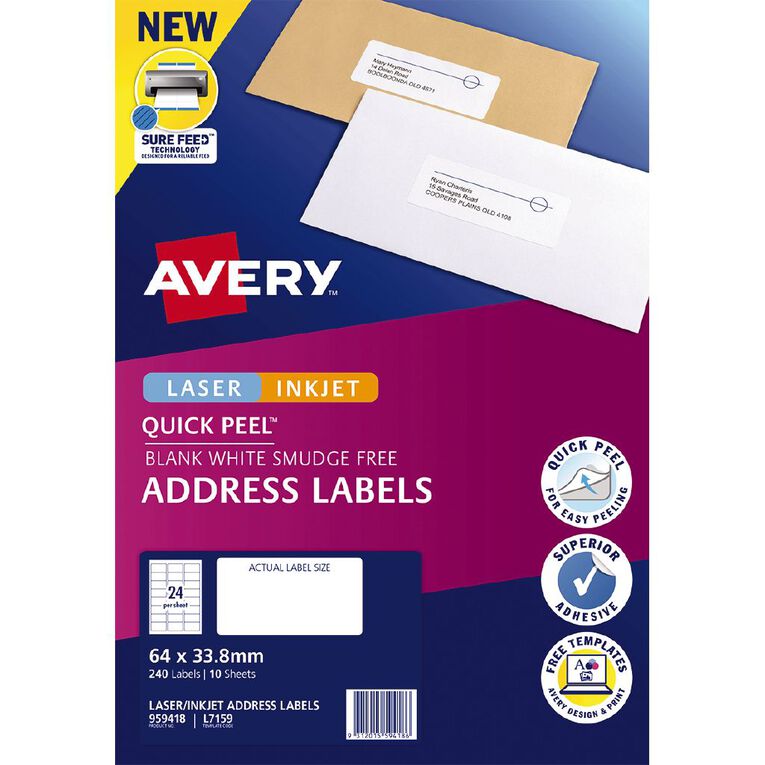 Avery Quick Peel Address Labels 240 labels, , hi-res