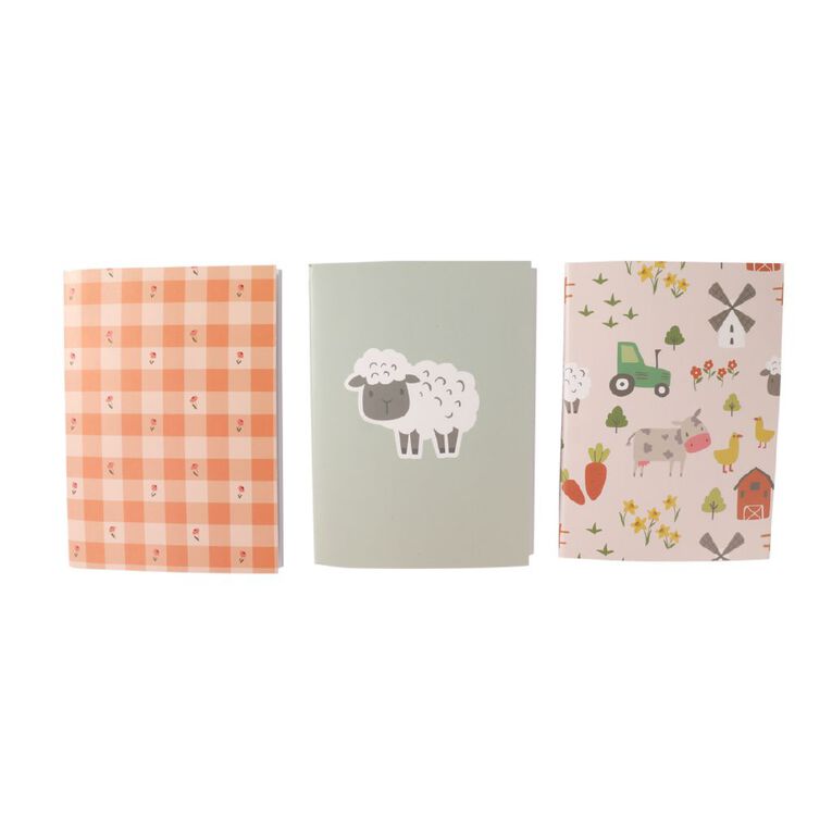 Uniti Kids Country Calling A6 Notebook Set, , hi-res