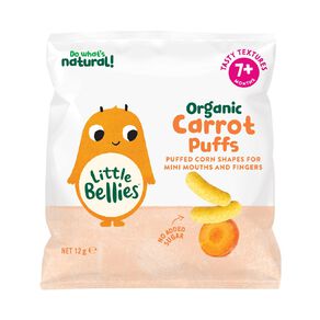 Little Bellies Baby Organic Carrot Puff 12g