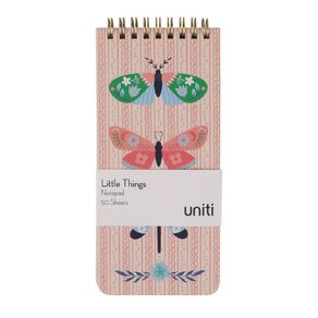 Uniti Little Things Notepad Butterfly