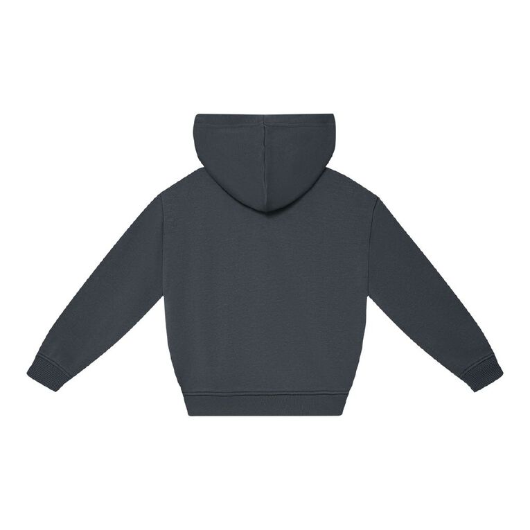 Young Original Plain Hoodie, Grey Dark, hi-res