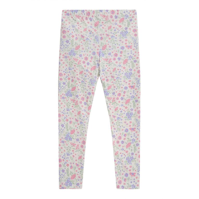 Young Original All Over Print Leggings, Cream, hi-res
