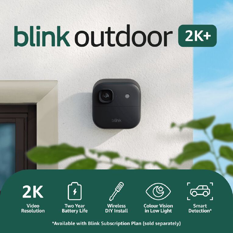 Blink Outdoor 2K+ Add-On Camera Black, , hi-res