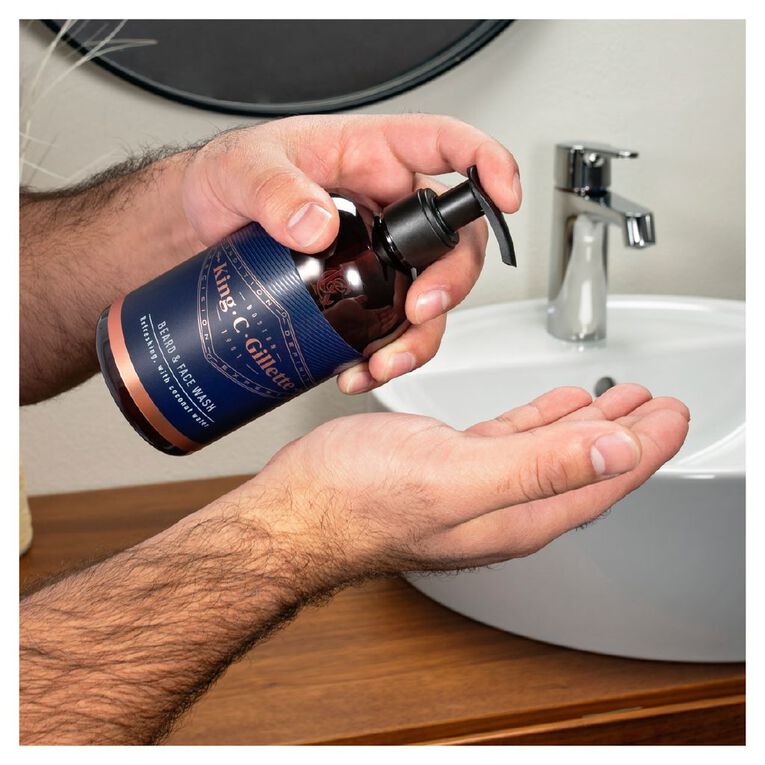 King C. Gillette Beard Wash 350ml, , hi-res