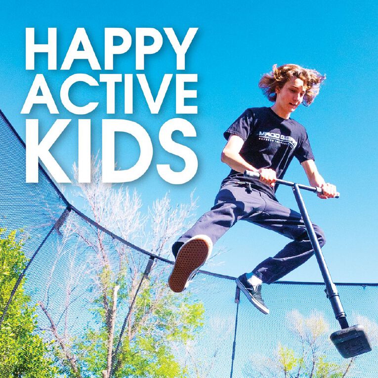 MADD Gear Bounce Trampoline Scooter Black, , hi-res