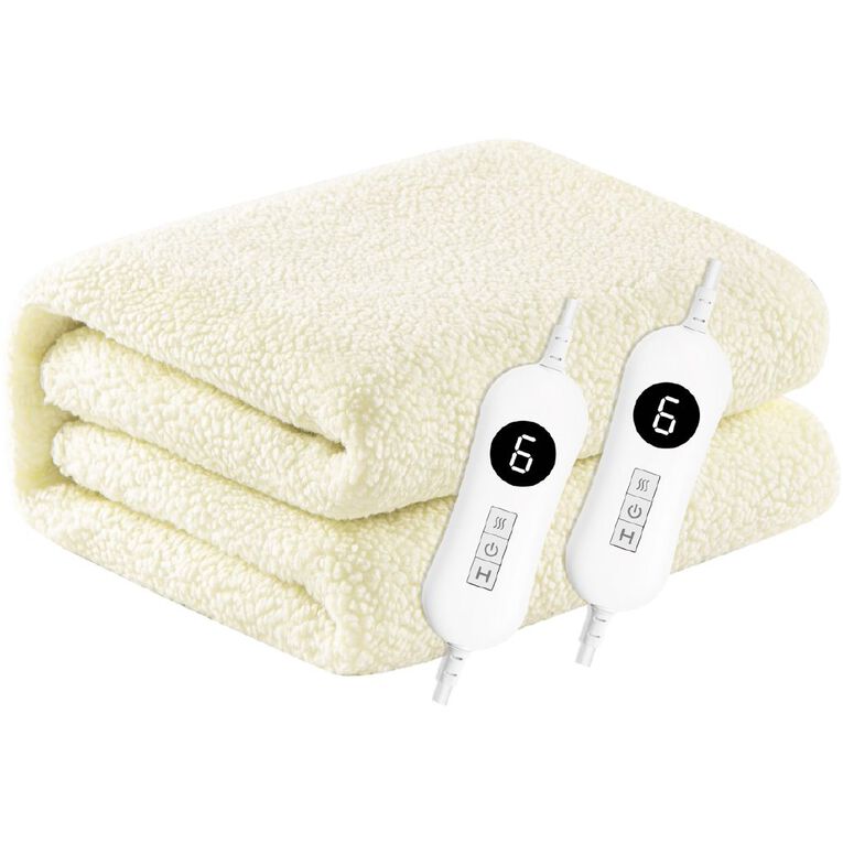 Kensington Fleecy Fitted Electric Blanket Queen, , hi-res