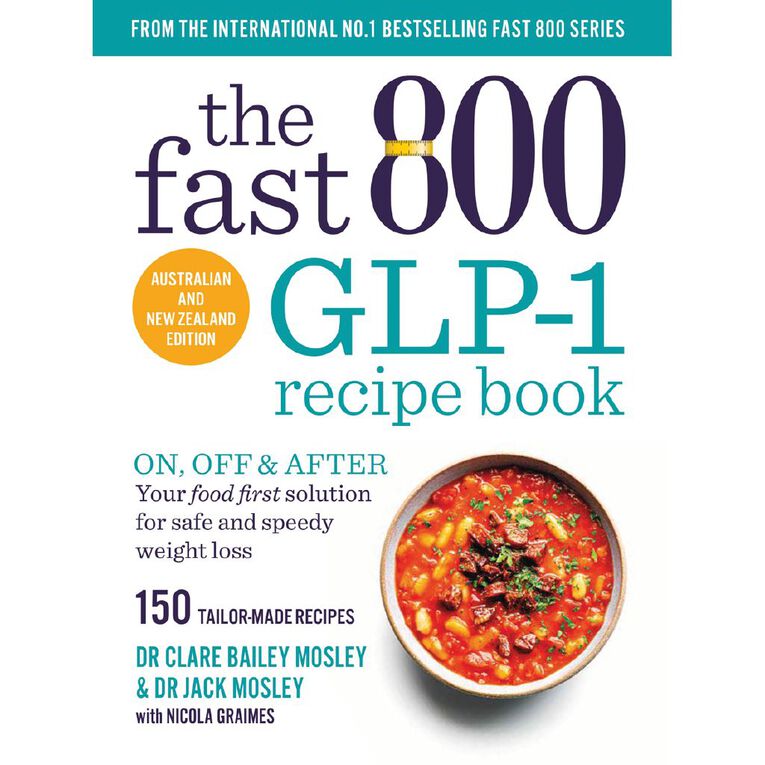 The Fast 800 GLP-1 Recipe Book by Dr Clare Bailey Mosley, , hi-res