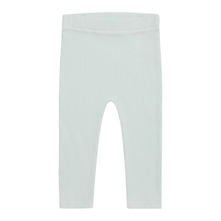 Young Original Babies' Rib Leggings 3 Pack, Blue Light, hi-res