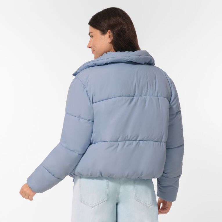 H&H Women's Puffer Jacket, Blue Light, hi-res