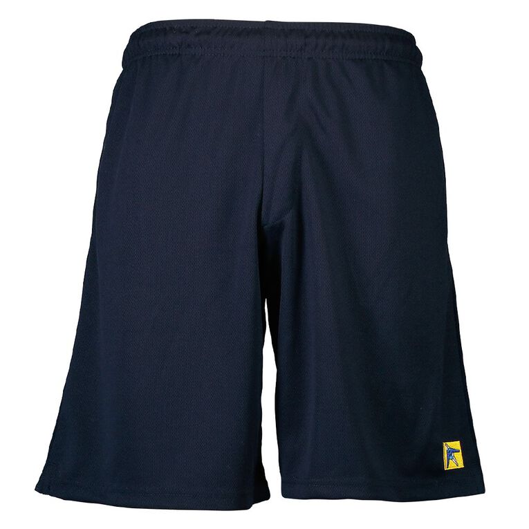 Schooltex Mangere Central Shorts with Embroidery, Navy, hi-res