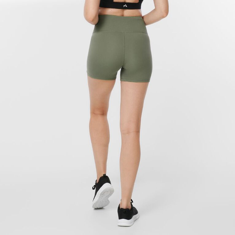 Active Intent Women's Bike Shorts, Grey Mid, hi-res