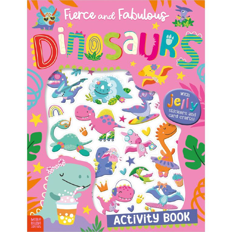 Fierce And Fabulous Dinosaurs Activity Book, , hi-res