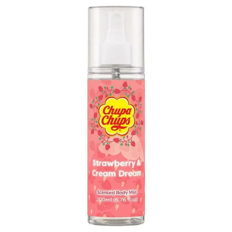 Chupa Chups Strawberry And Cream Body Mist 200ml, , hi-res