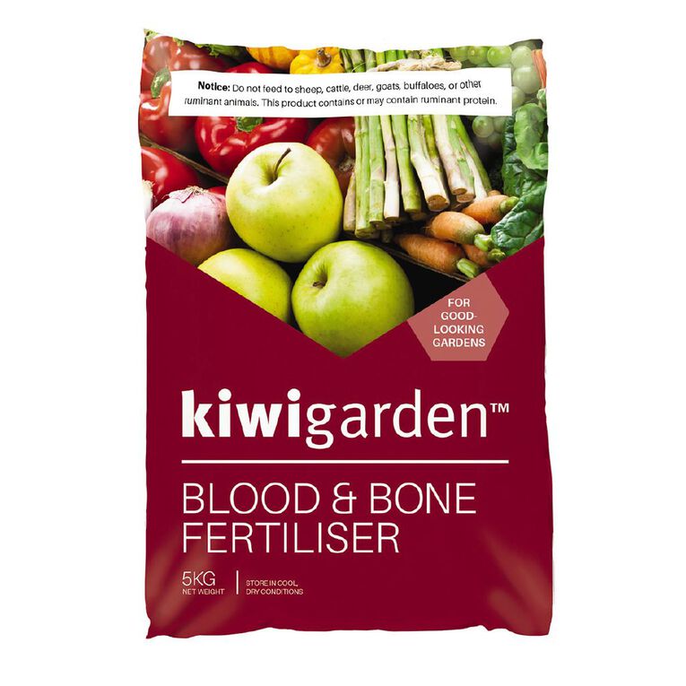 Kiwi Garden Blood & Bone Fertiliser 5kg, , hi-res